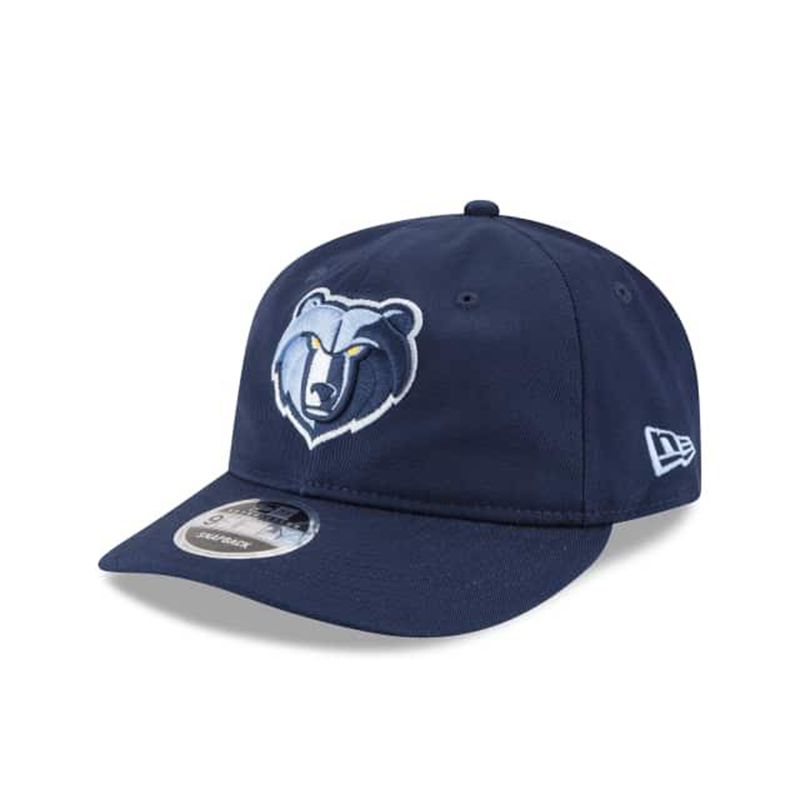 NBA Memphis Grizzlies Team Choice Retro Crown 9Fifty Snapback (UYO5805) - Blue New Era Caps